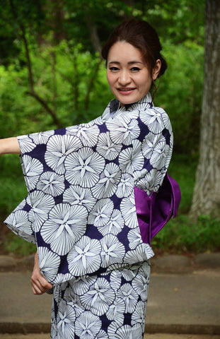 Japanese yukata kimono / ST #507