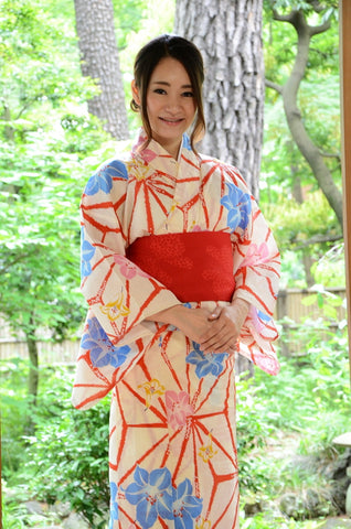 Japanese yukata kimono / ST #305