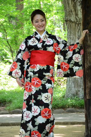 Japanese yukata kimono / D #113