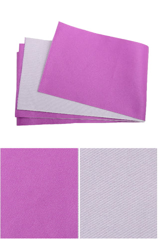 Flat obi belt : Plain / Pale purple and Light gray