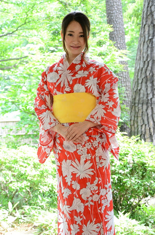 Japanese yukata kimono / ST #310