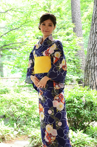 Japanese yukata kimono / ST #316