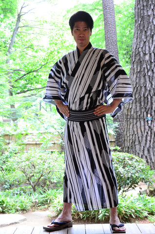 men yukata. Japanese yukata. summer kimono. kimono robe. yukata for men. male yukata.