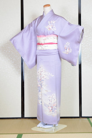 Japanese kimono. kimono for women. kimono female. houmongi kimono. tsukesage kimono.