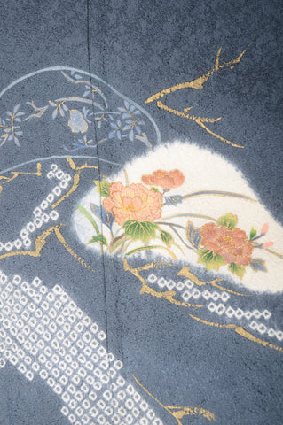 Japanese kimono. kimono for women. kimono female. houmongi kimono. tsukesage kimono.