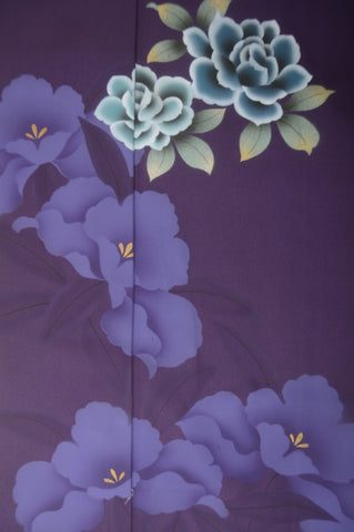 Japanese kimono. kimono for women. kimono female. houmongi kimono. tsukesage kimono.