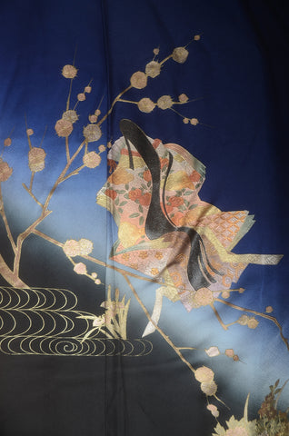 Japanese kimono. kimono for women. kimono female. houmongi kimono. tsukesage kimono.
