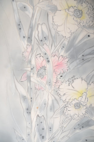 Japanese kimono. kimono for women. kimono female. houmongi kimono. tsukesage kimono.