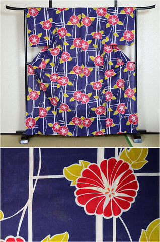 Japanese yukata kimono / H #368