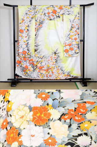 Long-sleeved kimono / Furisode / FK#906