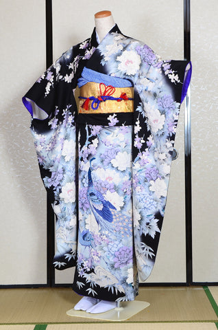 Long-sleeved kimono 6 items set / Furisode / FK#1-232