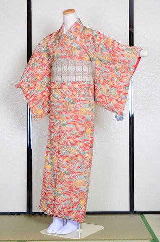 Japanese kimono 4 items set / PK #180