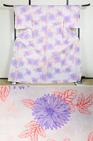 Japanese yukata kimono/ Plus size / P #235