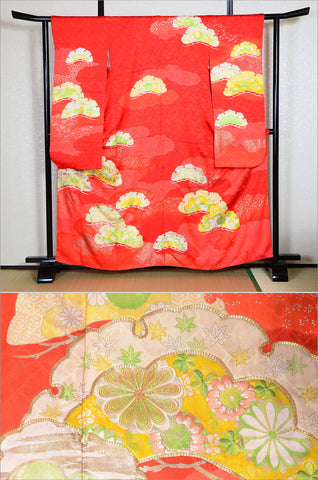 Long-sleeved kimono / Furisode / FK#1119