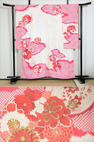 Long-sleeved kimono / Furisode / FK#1164