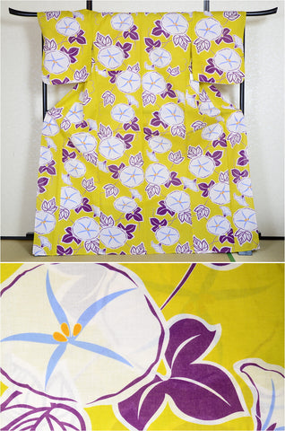Japanese yukata kimono/ Plus size / P #182