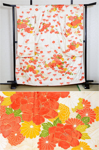Long-sleeved kimono / Furisode / FK#855
