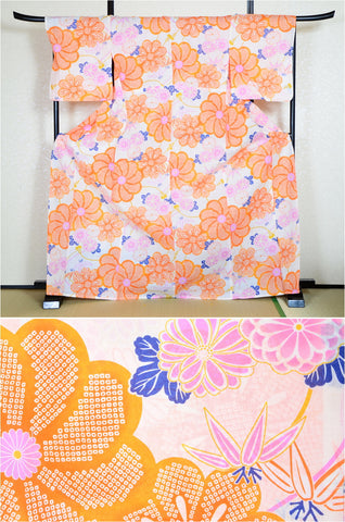 Japanese yukata kimono/ Plus size / P #229