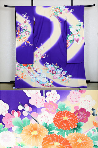 Long-sleeved kimono / Furisode / FK#619