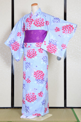 Japanese yukata kimono/ Plus size / P #206
