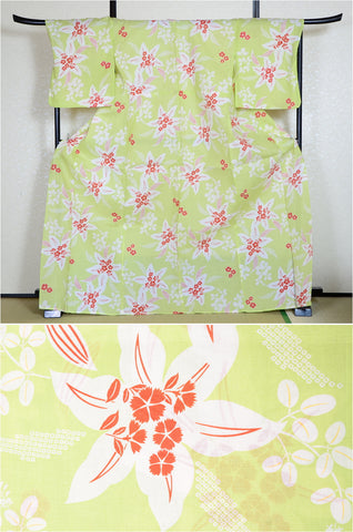 Japanese yukata kimono/ Plus size / P #270