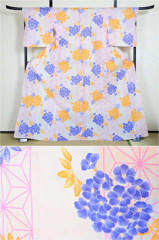 Japanese yukata kimono/ Plus size / P #259