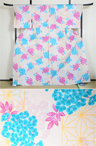 Japanese yukata kimono/ Plus size / P #267