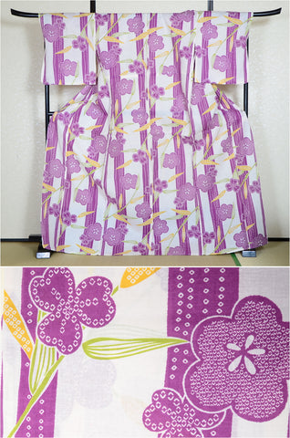 Japanese yukata kimono/ Plus size / P #283