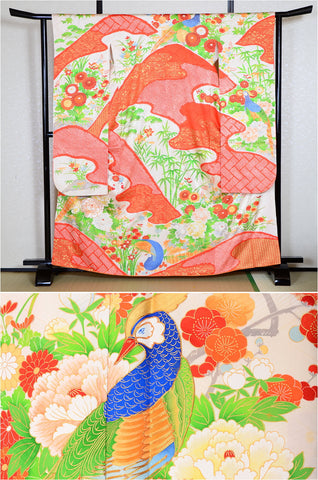 Long-sleeved kimono / Furisode / FK#841