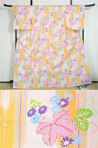 Japanese yukata kimono/ Plus size / P #227