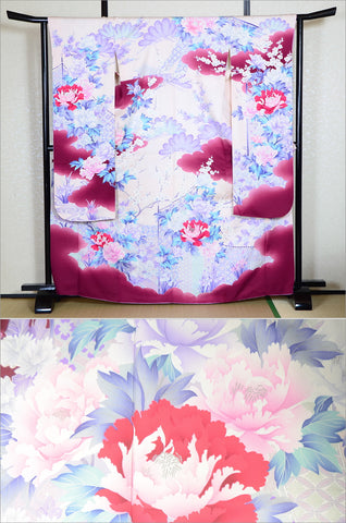 Long-sleeved kimono / Furisode / FK#1-264
