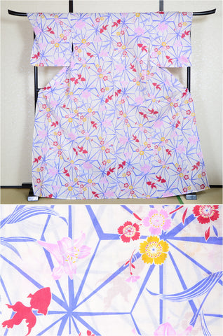 Japanese yukata kimono/ Plus size / P #265