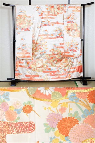 Long-sleeved kimono / Furisode / FK#967