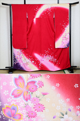 Long-sleeved kimono / Furisode / FK#1003