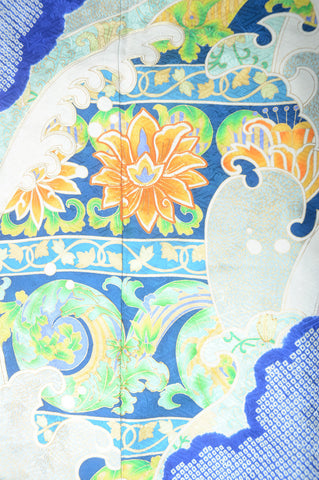 Long-sleeved kimono 6 items set / Furisode / FK#1-311