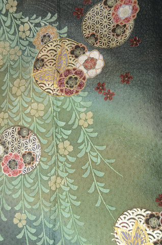 Long-sleeved kimono 6 items set / Furisode / FK#1190