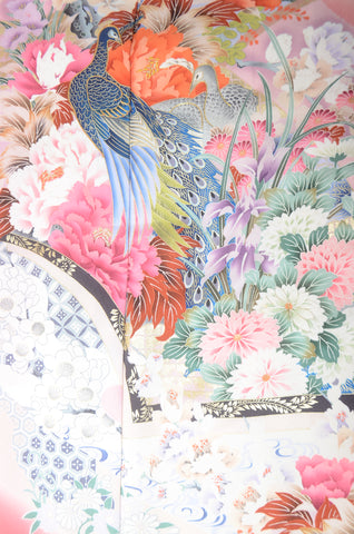 Long-sleeved kimono 6 items set / Furisode / FK#1193