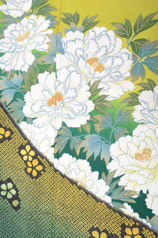 Long-sleeved kimono 6 items set / Furisode / FK#1042