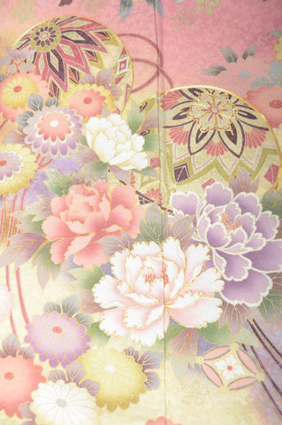 Long-sleeved kimono 6 items set / Furisode / FK#1-226