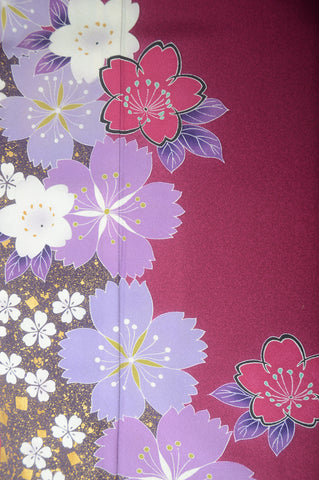 Long-sleeved kimono 6 items set / Furisode / FK#1-315