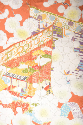 Long-sleeved kimono 6 items set / Furisode / FK#1-323