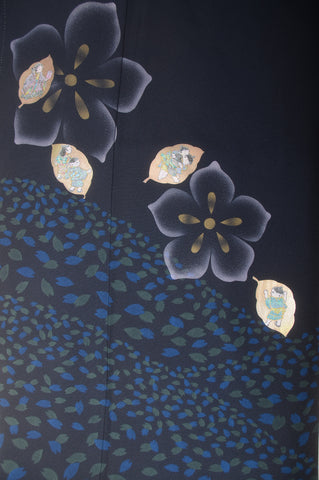 Japanese kimono. kimono for women. kimono female. houmongi kimono. tsukesage kimono.