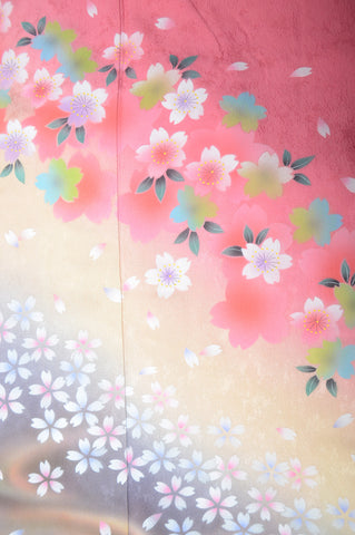 Long-sleeved kimono 6 items set / Furisode / FK#1-239