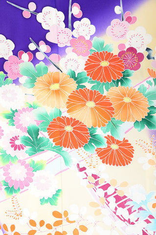 Long-sleeved kimono / Furisode / FK#619
