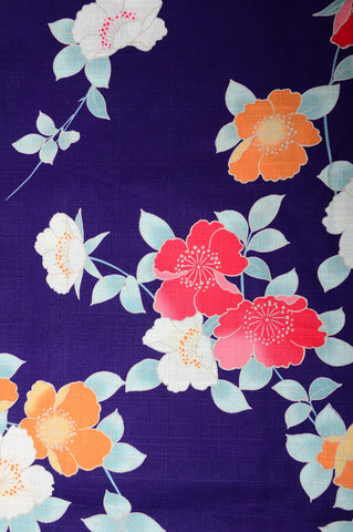 Yukata and obi and Geta set / D #145