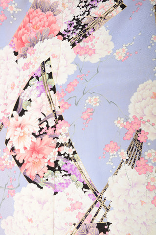 Long-sleeved kimono 6 items set / Furisode / FK#993
