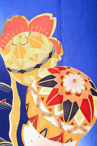 Long-sleeved kimono 6 items set / Furisode / FK#997