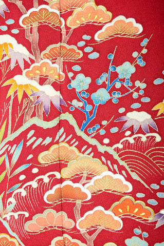 Japanese kimono 6 items set / TK #1290
