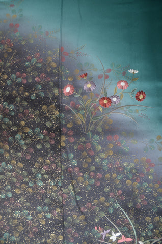 Japanese kimono. kimono for women. kimono female. houmongi kimono. tsukesage kimono.