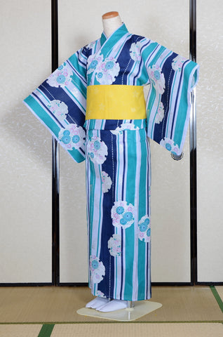 Japanese yukata kimono/ Plus size / P #334